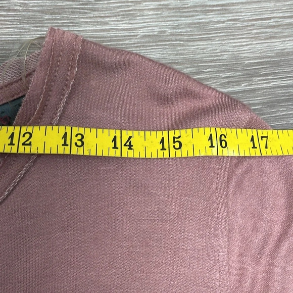 NWT Daytrip Raw Edge Oversized Ling Sleeve Top Boho XS - Picture 8 of 16